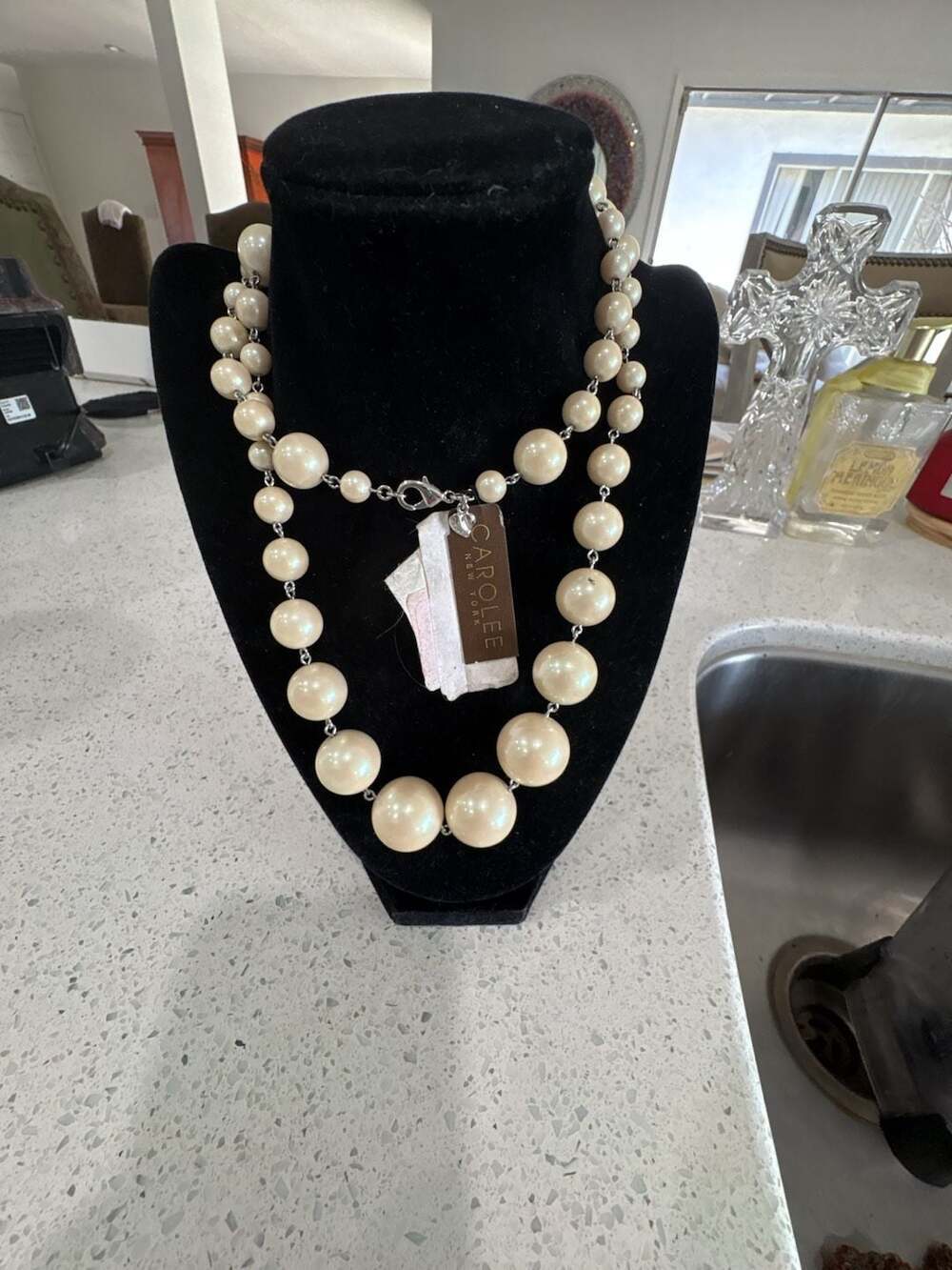 Carolee New York Graduated Faux Pearl Statement Necklace
